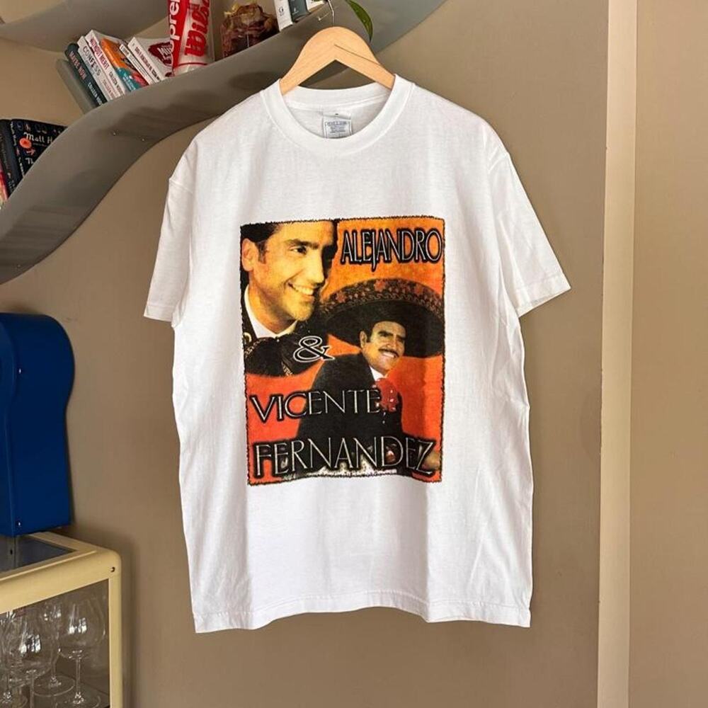 Vintage Alejandro Fernandez & Vicente Fernandez Band Shirt